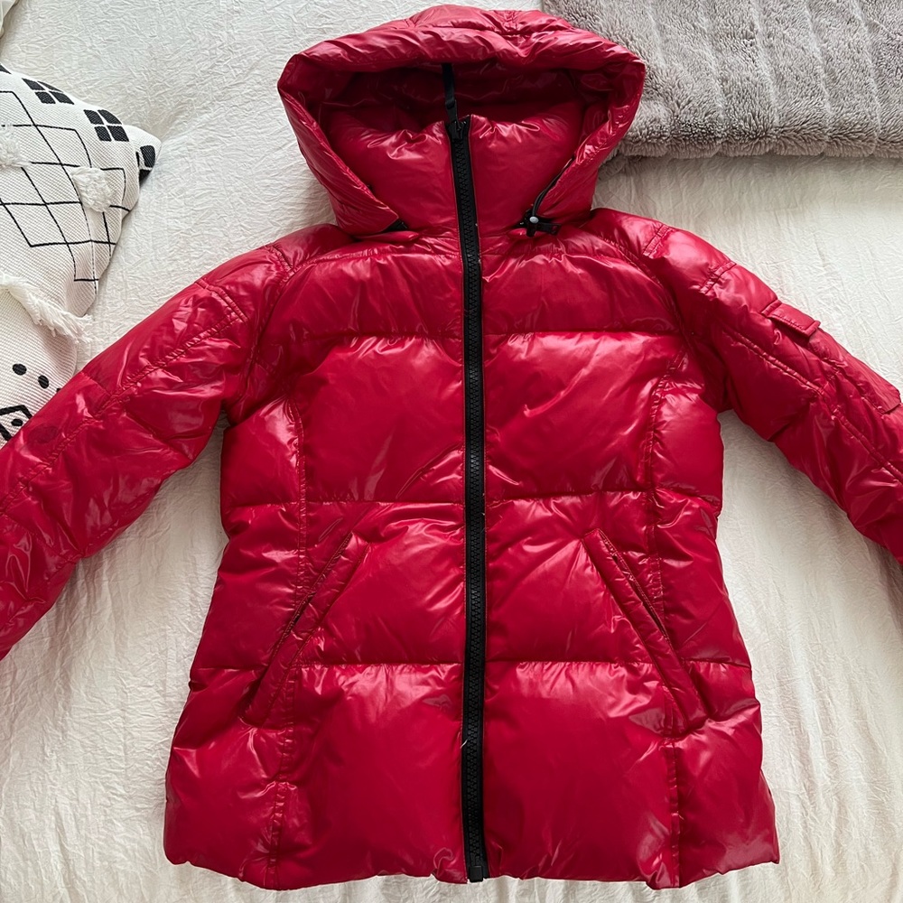 Red Puffer Jacket Size Medium